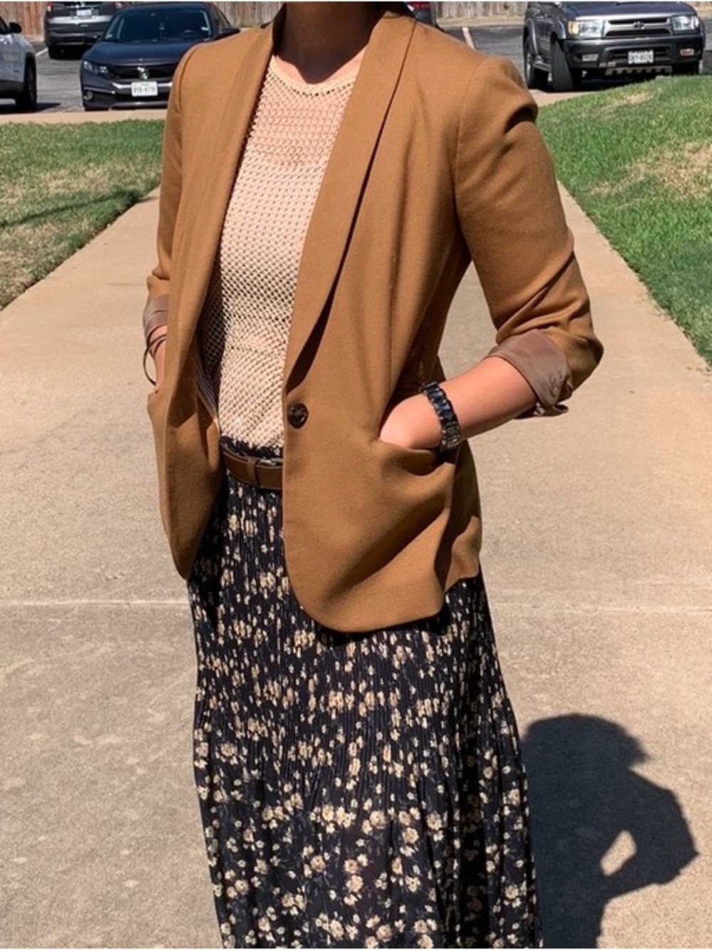 J. Crew Women's Tan Blazer Jacket - Tan / Camel